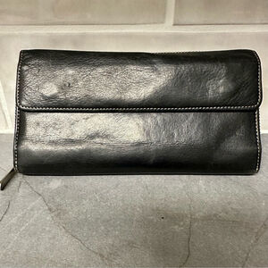 DANIER Vintage Super Soft Black Leather Wallet